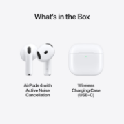 Picture of Apple AirPods 4th Generation with Wireless Charging Case (USB-C) | Bluetooth Earbuds | Free UK Delivery
